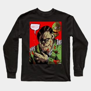 The Mask "Walter & Big Head" portrait (digital) Long Sleeve T-Shirt